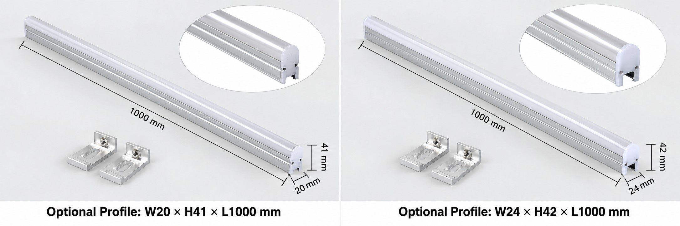 KSLL2036 12W Outdoor LED Linear Facade Light – Single Color & RGBW DMX512