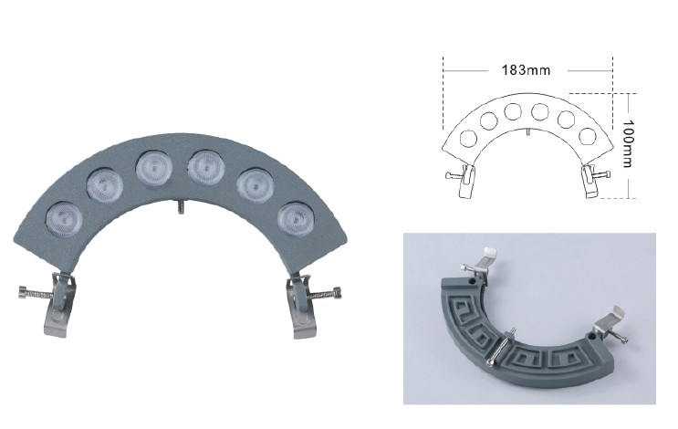 YC-177 Corrugated Light with Clip 6W