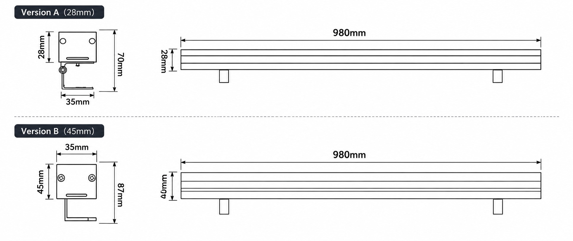 WW001 18W LED Wall Washer Light