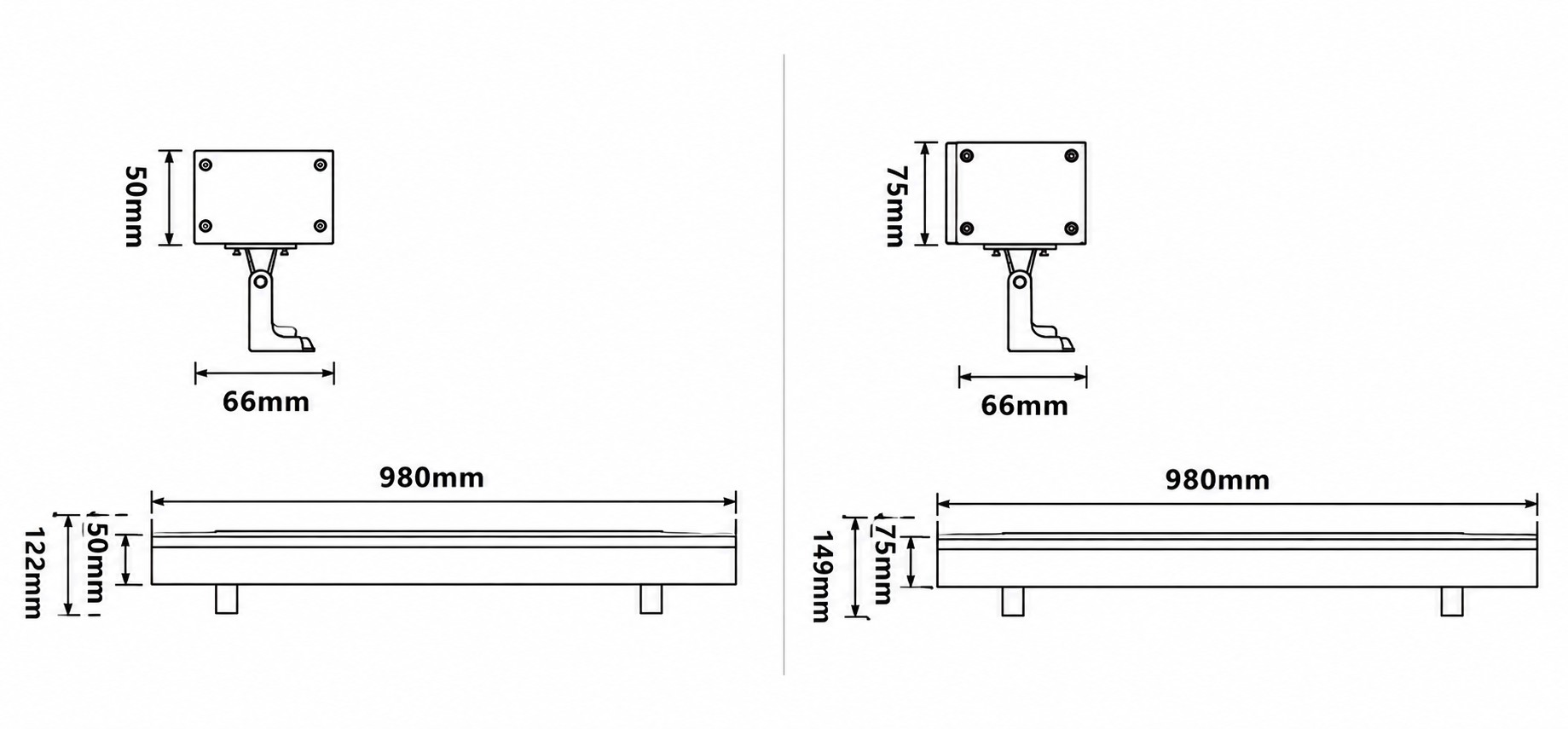 WW005 60W High Power LED Wall Washer Light